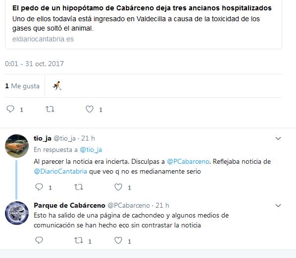  No, CANTABRIA DIARIO no difundió la falsa noticia del pedo del hipopótamo: fue «Diario Cantabria»