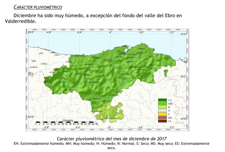  Diciembre fue muy húmedo y frío