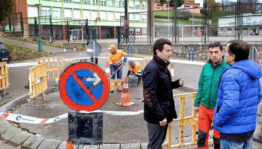 El Ayuntamiento de Santander ejecuta mejoras en el entorno del colegio Fuente de la Salud