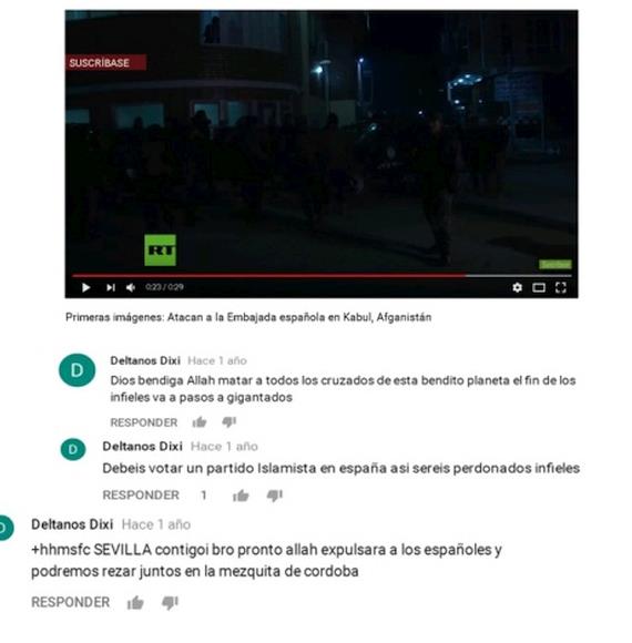  Detenido en Elche un español que enaltecía en redes sociales atentados del ISIS: “Dios bendiga a Alá, matar a todos los cruzados de este bendito planeta”