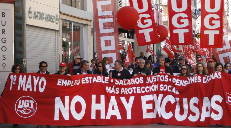 Manifestación del 1 de mayo de 2017 en Santander - Foto: archivo CANTABRIA DIARIO