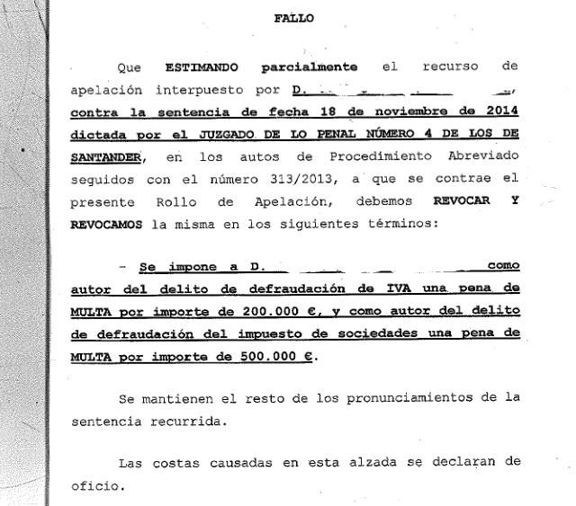 Multa de 700.000 euros a un promotor inmobiliario por defraudar en el IVA y el Impuesto de Sociedades