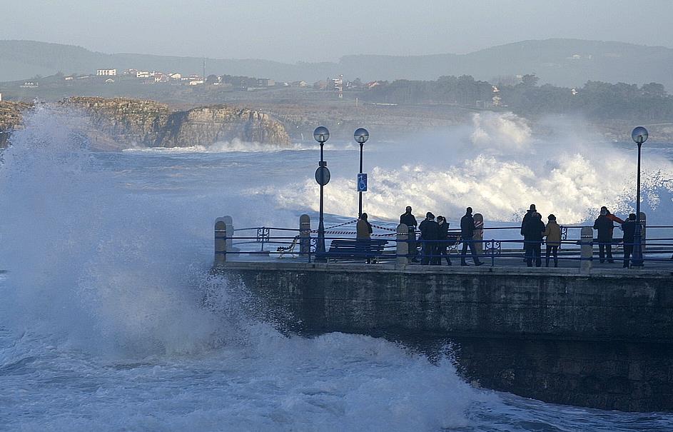 Fenómenos costeros en Santander - Foto: archivo CANTABRIA DIARIO