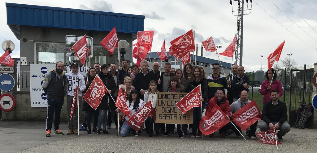 Los trabajadores de Leche Celta inician su segunda semana de huelga y amenazan con incrementar los paros