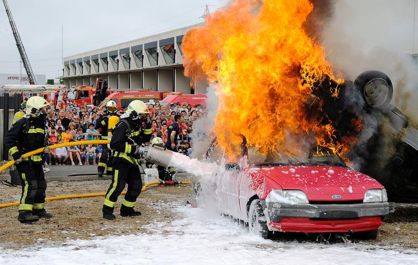 Imagen de archivo de la jornada de 2017 - El parque de bomberos de Santander celebrará este domingo una jornada de puertas abiertas