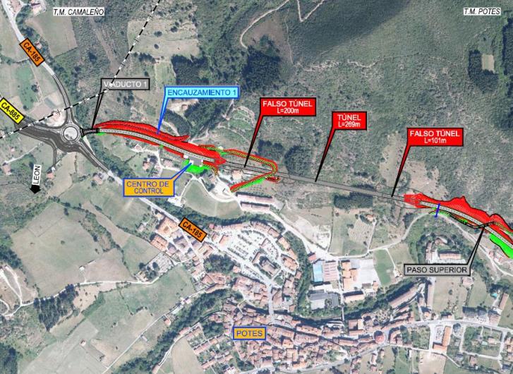 Fomento aprueba provisionalmente el documento para información pública del proyecto de la variante de Potes