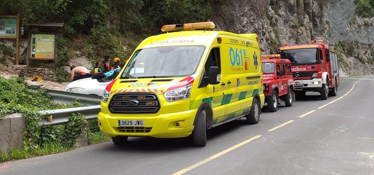 Herido un joven mientras realizaba barranquismo en Peñarrubia