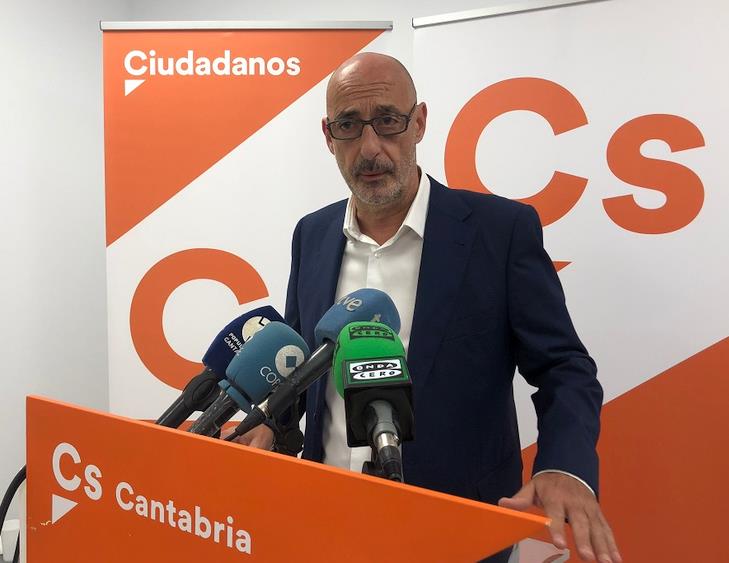  Ciudadanos no apoyará unos Presupuestos ‘que suban los impuestos a los cántabros’