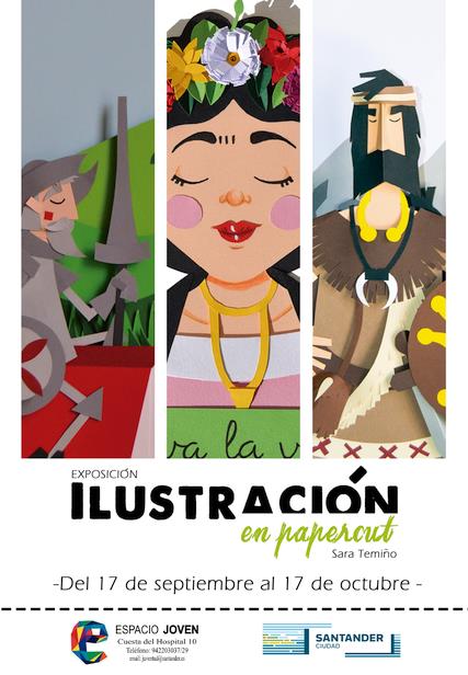  Espacio Joven inaugura la exposición ‘Ilustraciones en Papercut’ de Sara Temiño