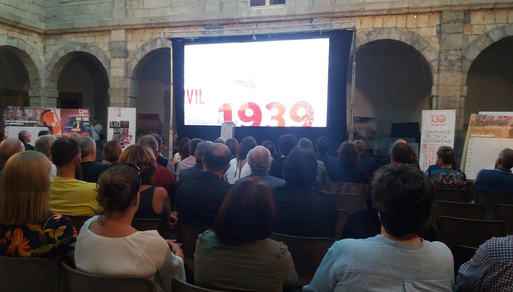 UGT comienza la conmemoración de sus 130 años de historia con el reto de superar "un período de cambios"