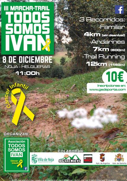 Abiertas las inscripciones para la tercera edición de la Marcha-Trail Todos Somos Iván en Noja