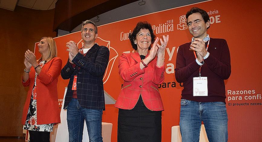 Isabel Celaá asegura que "el PSOE está recuperando la dignidad dañada por los 7 años de gobierno del PP"