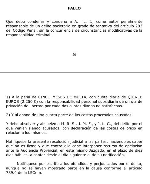 Ángel Lavín ‘Harry’, condenado por desconvocar la junta del Racing que le iba a destituir