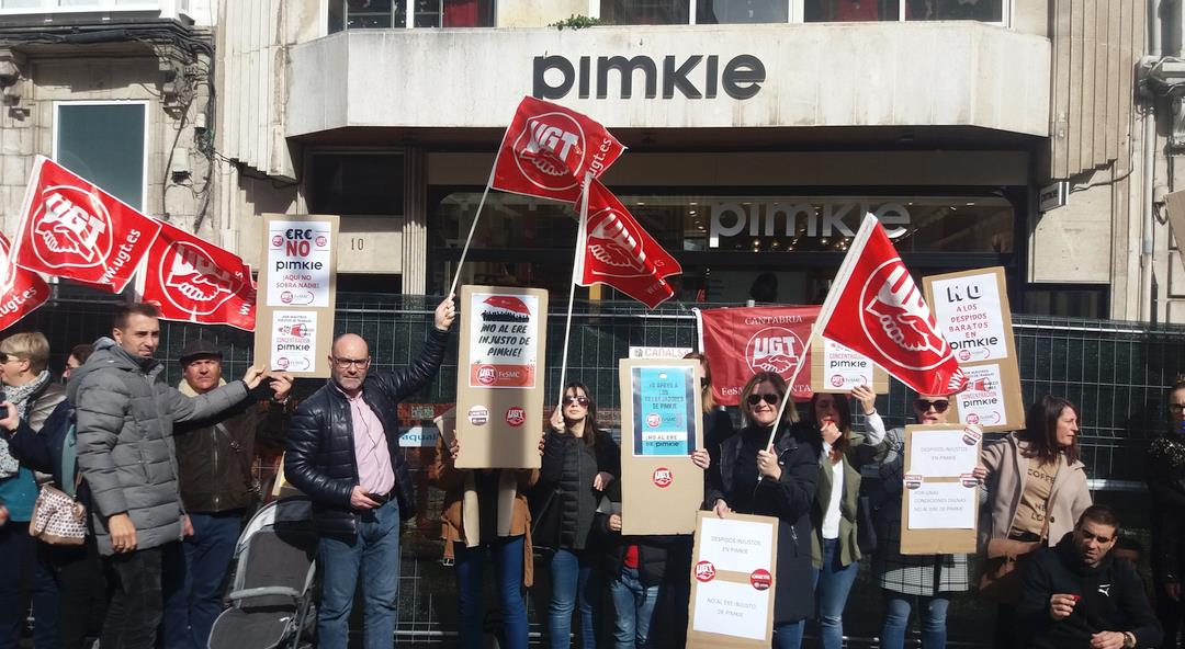 UGT se plantea una huelga general en PIMKIE si no hay acuerdo en la negociación del ERE y el cierre de comercios