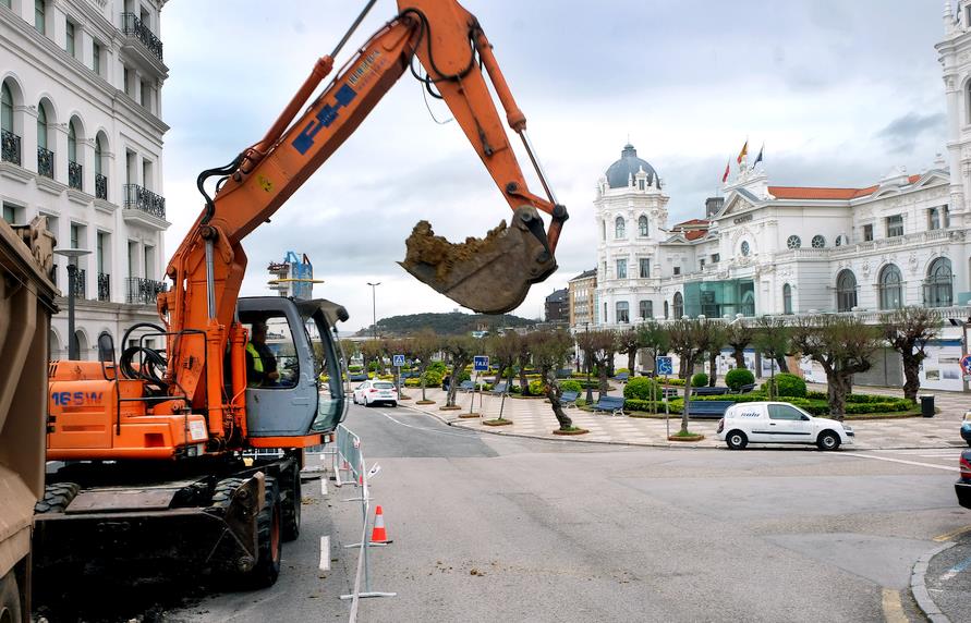 Las obras de remodelación de la plaza de Italia y los Jardines de San Roque comienzan por el tramo final de la avenida de Los Infantes