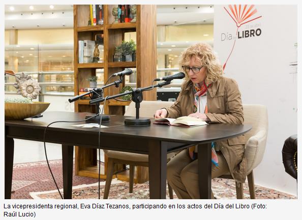 -La vicepresidenta y los consejeros de Presidencia, Economía, Educación e Industria han participado en la jornada de lectura continuada organizada por El Corte Inglés