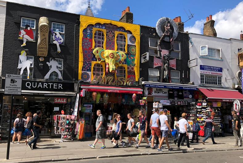 En la imagen el barrio de Camden, en Londres - Algunas costumbres inglesas aceptadas en España