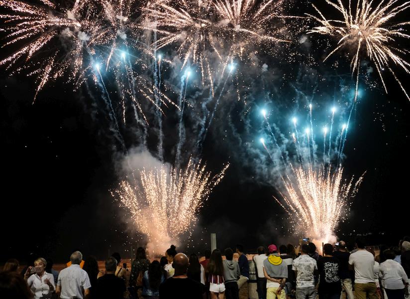  La Primera Playa del Sardinero acoge hoy los fuegos artificiales de los Baños de Ola