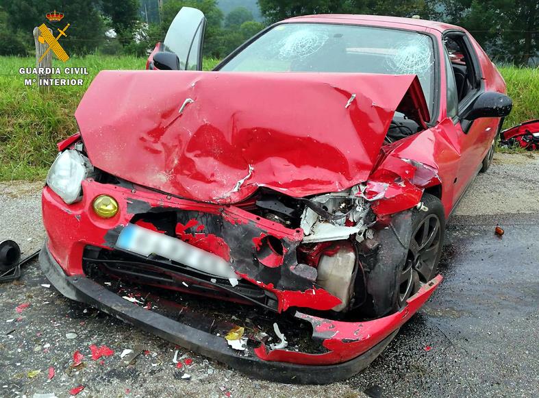 La Guardia Civil investiga a un joven por conducción temeraria, ausentarse de un accidente y lesiones