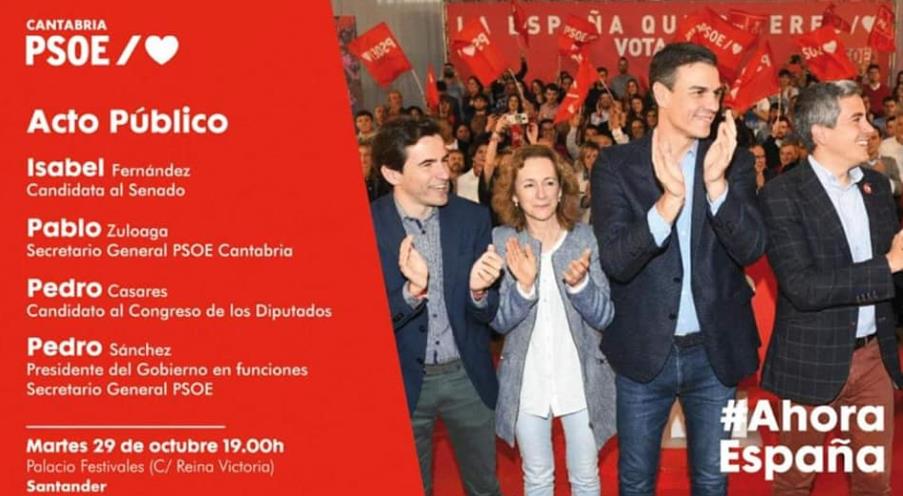  Pedro Sánchez visita Cantabria este martes