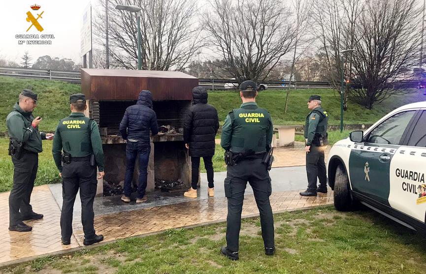 La Guardia Civil detiene a seis menores implicados en cinco robos con intimidación