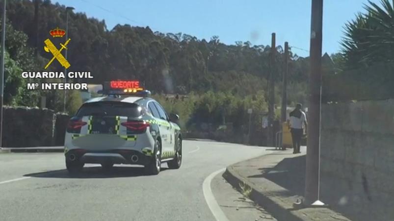 La Guardia Civil localiza a una persona haciendo ejercicio físico que simuló encontrarse mal para evitar ser denunciado