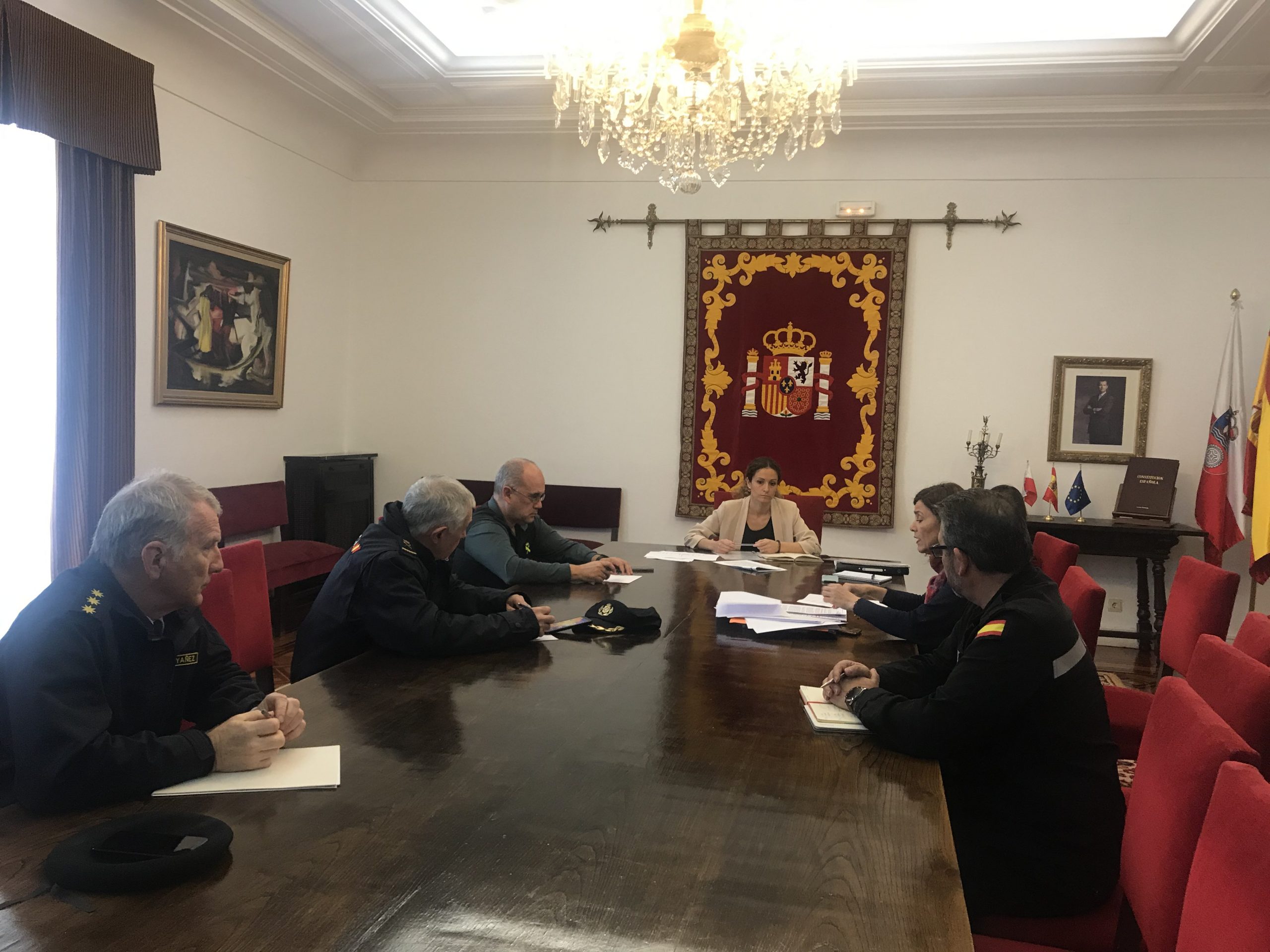 Cantabria y la UME coordinan sus recursos para desinfectar puntos e infraestructuras críticas para hacer frente al coronavirus