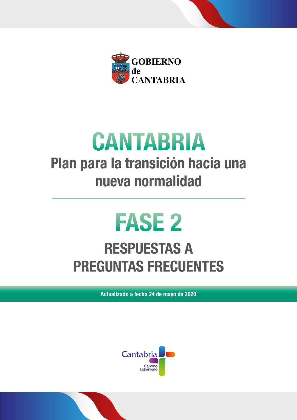 El Gobierno de Cantabria publica una guía para informar sobre las actividades permitidas en la fase 2 del Plan de Transición a la Nueva Normalidad