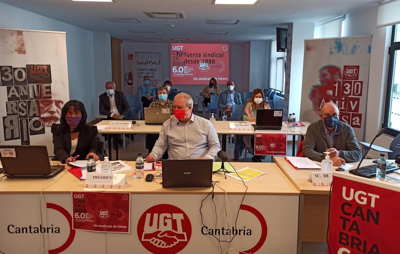 Revilla y Zuloaga se muestran optimistas ante el futuro de Cantabria en la apertura del 14º Congreso Regional de UGT