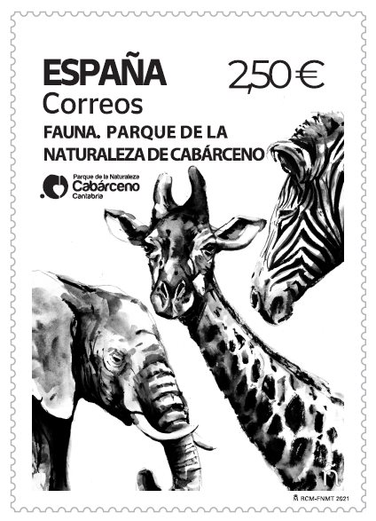  Correos dedica un sello al Parque de la Naturaleza de Cabárceno, con 160.000 ejemplares impresos