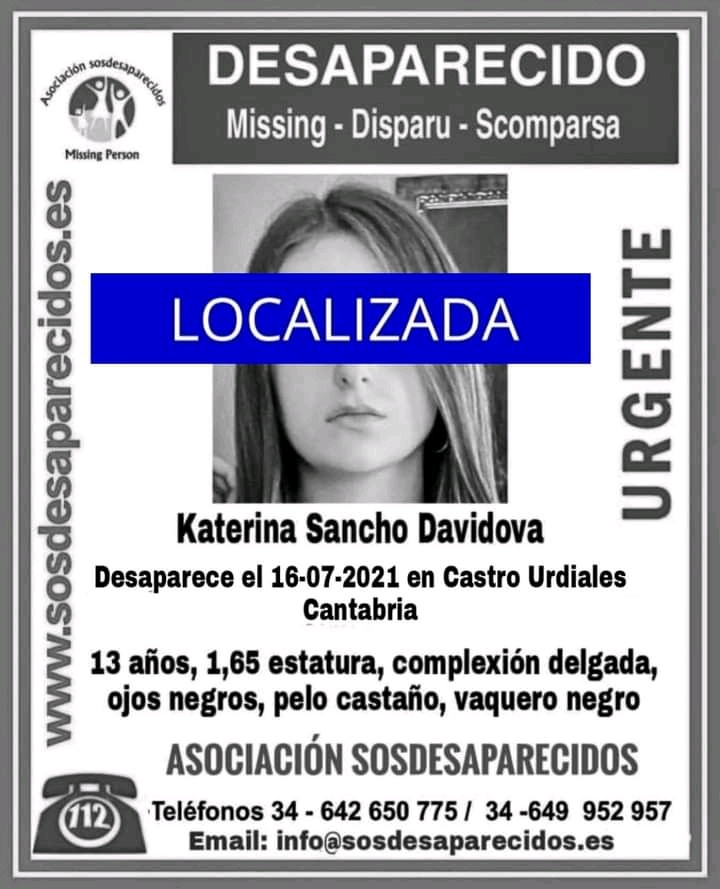  Localizada la joven desaparecida en Castro Urdiales