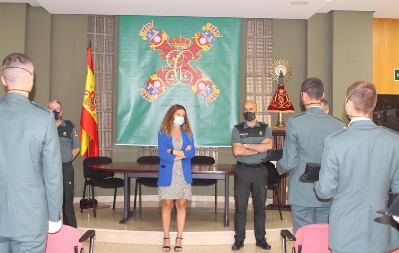  Cantabria recibe diecisiete guardias civiles de prácticas