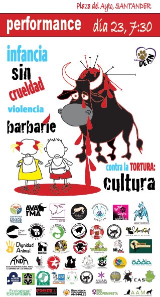  Más de cuarenta entidades de bienestar animal piden al Gobierno de Cantabria “apartar” a los menores de la tauromaquia