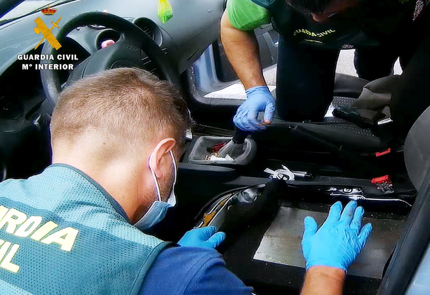 Detenido con cocaína suficiente para poner en circulación más de 1.500 dosis