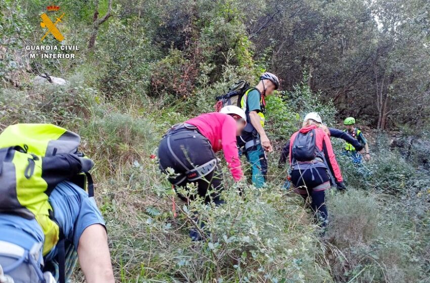 La Guardia Civil rescata a seis personas desorientadas en la vía Ferrata de la Hermida