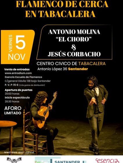  El centro cívico de Tabacalera abre sus puertas al flamenco con la actuación del Choro Molina y Jesús Corbacho