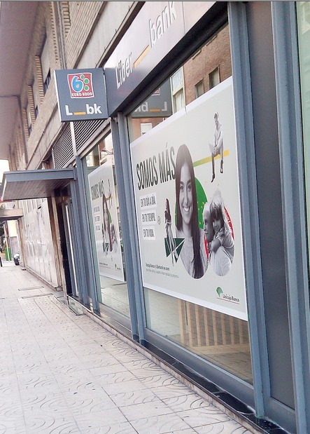En la imagen una oficina de Liberbank, ahora Unicaja