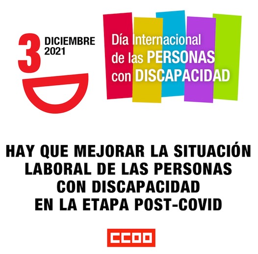 CCOO lamenta que las personas con discapacidad sólo firman el 0,17% de los contratos de Cantabria en lo que va de 2021