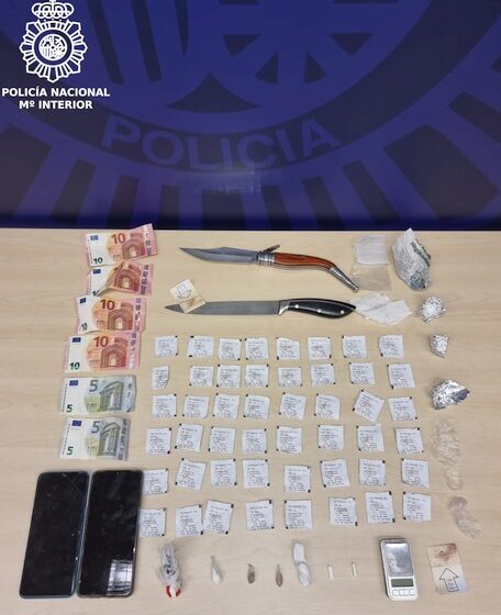  La Policía Nacional detiene a tres personas responsables de la venta y distribución de droga en el centro de Santander