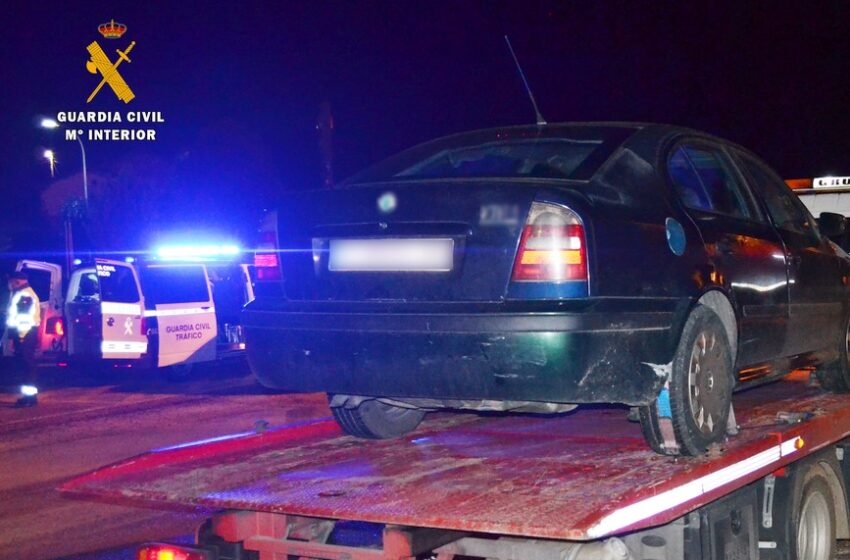 Detenido un conductor tras circular casi 20 kilómetros en sentido contrario, ir drogado y sin carnet