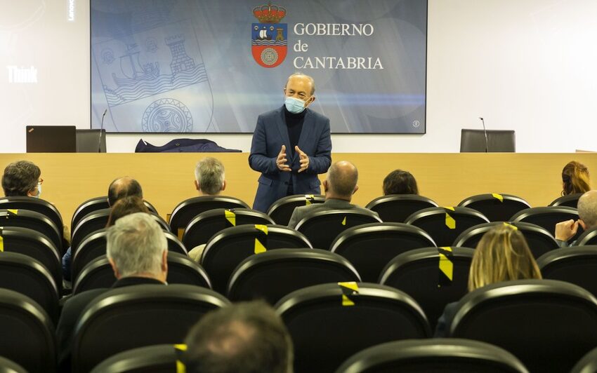  Marcano presenta a los empresarios de Cantabria 70 órdenes de ayudas por valor de 50 millones de euros