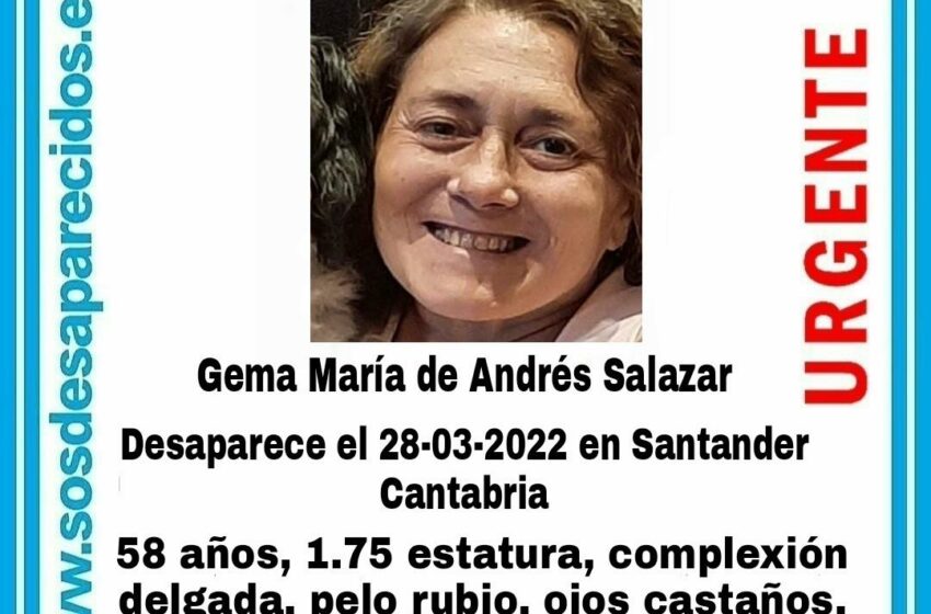  Se busca a una mujer desaparecida en Santander