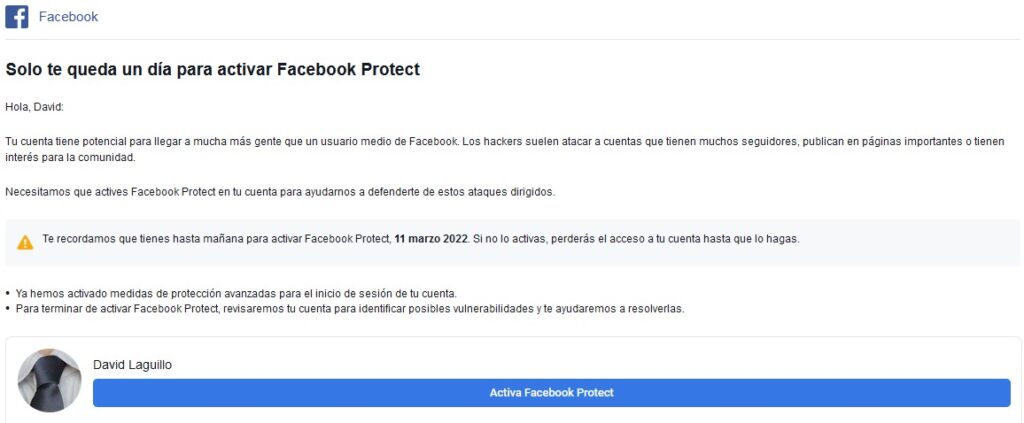 Facebook Protect, la protección contra hackers que debes activar si Facebook te invita