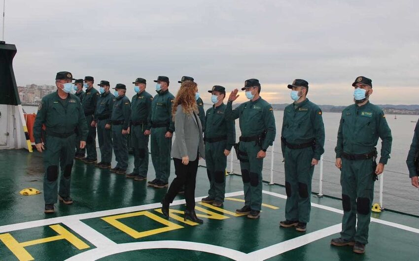  El buque oceánico ‘Río Miño’ de la Guardia Civil establece su base en Santander para la vigilancia de la costera de la caballa