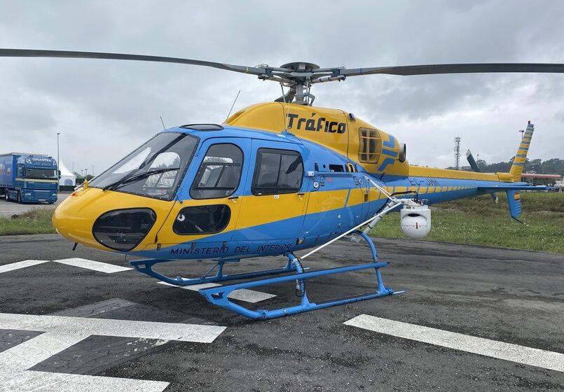 El helicóptero Pegasus vigilará las carreteras cántabras desde este viernes al domingo, día 10