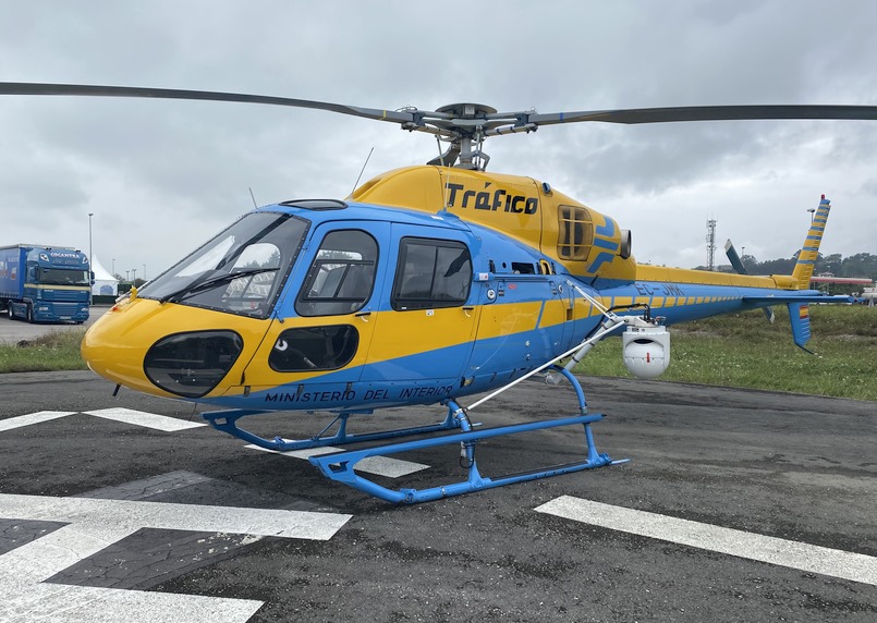El helicóptero Pegasus vigilará las carreteras cántabras desde este viernes al domingo, día 10