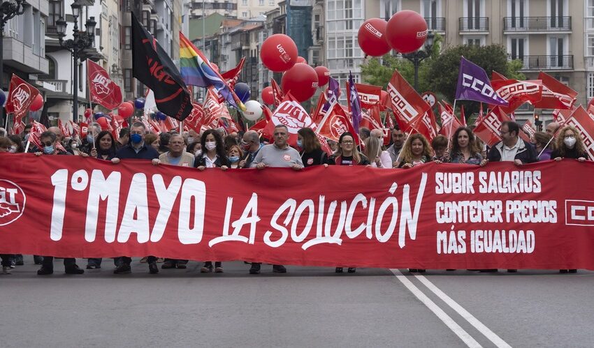  1 de mayo: «la conflictividad laboral irá en aumento si los trabajadores somos los paganos de la crisis», advierten los sindicatos