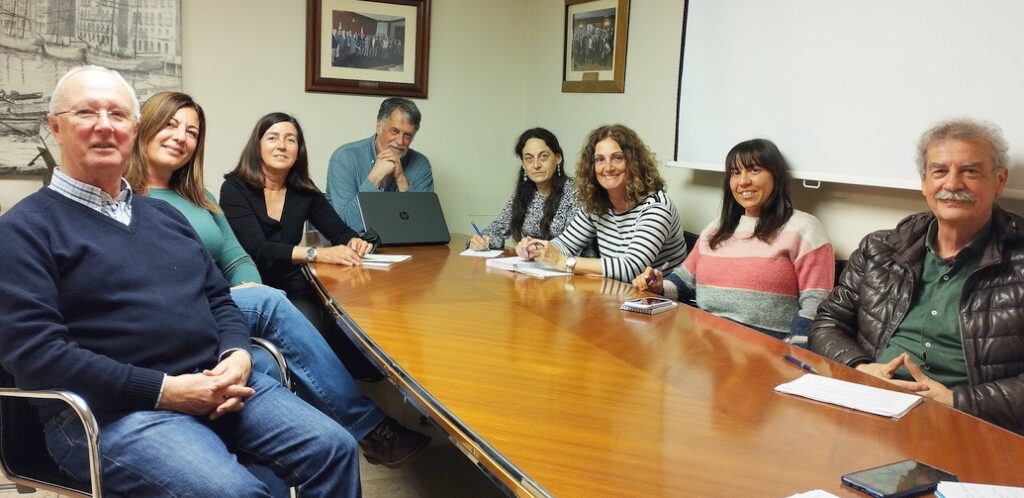 El Jurado en la sede de la Asociación de la Prensa de Cantabria