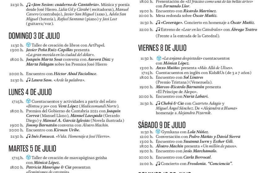La Feria del Libro de Santander y Cantabria abrirá sus puertas este viernes 1 de julio