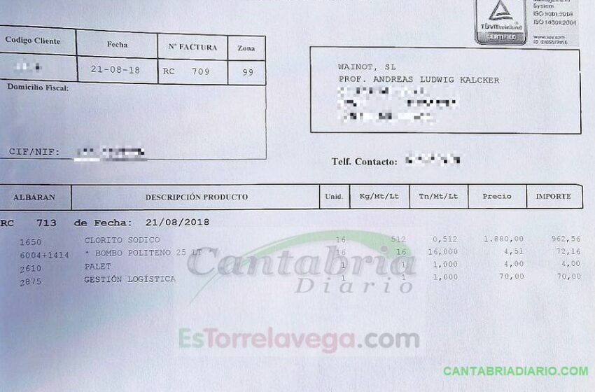  Kalcker compró grandes cantidades de clorito sódico, ingrediente del MMS, ocho años después de la prohibición de la AEMPS